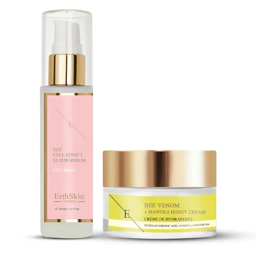 ErthSkin London Bienengift + Manuka-Honigcreme + EGF-ZELLEFFEKT-SERUM set