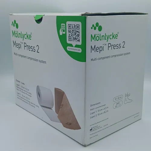 Mepi Press 2 Kompr.Syst.10cm Knöchelumf.18-32cm Inhalt: 6 ST REF 300006