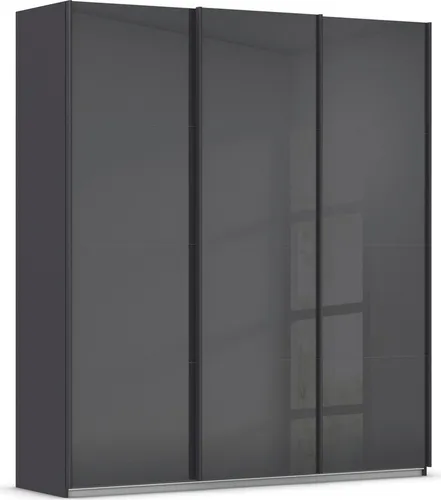 RAUCH AGORDO Schwebetürenschrank mit Glasfront, grau
