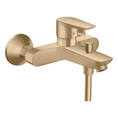 hansgrohe Talis E Einhebel-Wannenmischer Aufputz 71740140 - Elegante Badarmatur in brushed bronze, mit Keramikmischsystem und einstellbarer Temperaturbegrenzung für maximalen Komfort.