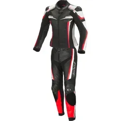 BÜSE Mille Damen Lederkombi schwarz, Größe 40 in rot von BÜSE