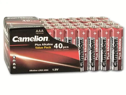 CAMELION Micro-Batterie-Set Plus Alkaline, 40 Stück von ADA Import & Grossvertriebs
