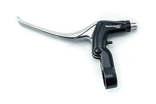 Non-Branded Bremsgriff Fahrrad Bremshebel 3-Finger V-Brake Bremsgriff links schwarz/silber
