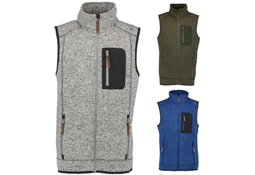 German Wear Fleeceweste OP9 Weste Jagd Winter Weste Fleeceweste Strickfleece Sweatweste