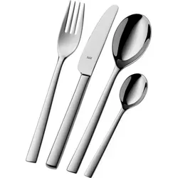 SILIT Besteck Set Trend 24-teilig aus Edelstahl - Hochwertiges Besteckset aus rostfreiem 18/10 Edelstahl, perfekt für festliche Anlässe und den täglichen Gebrauch.