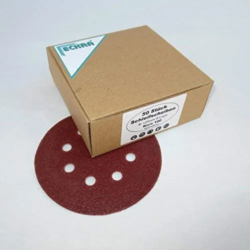 Schleifscheiben 125 mm mit Klett 8 Loch in verschiedenen Körnungen 100
