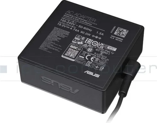 ASUS Netzteil 90 Watt Original PC-Server - Netzteile, hochwertiges Notebook-Modul mit flexibler Spannung von 16,5 V bis 22,5 V für zuverlässige Stromversorgung von PCs und Servern.