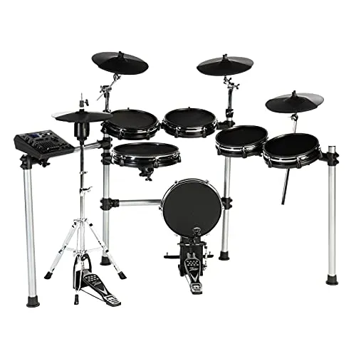 Fame DD-ONE Pro XT E-Drum Set - Elektronisches Schlagzeug mit echter HiHat, 554 Studio-Sounds und lautlosen Pads für flexibles Musizieren