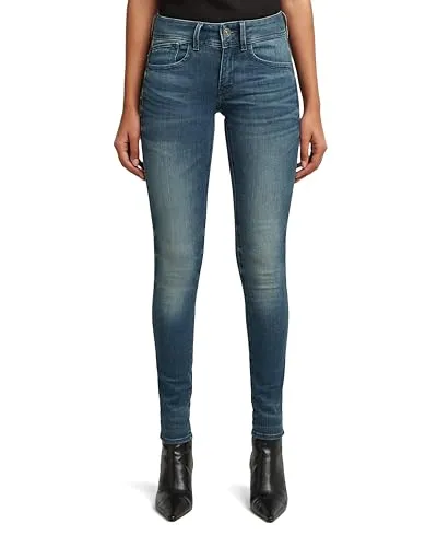 G-STAR RAW Damen Lynn Super Skinny Jeans - Stylische Super Skinny Jeans mit mittlerer Taille, eng anliegend vom Oberschenkel bis zum Saum und aus weichem Denim für optimalen Tragekomfort.