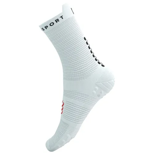 Compressport Unisex Pro Racing Socks v4.0 Run High weiß