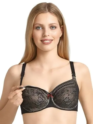 Anita Still-BH mit Bügel 5053 Gr. 85 H in schwarz - Funktionsunterwäsche, komfortabler Still-BH mit Bügel für optimalen Halt und Unterstützung während der Stillzeit.