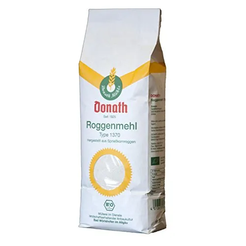 Donath Mühle Roggenmehl Type 1370 (1 kg) - Bio