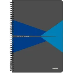 LEITZ Collegeblock Office PP A4 liniert, blau