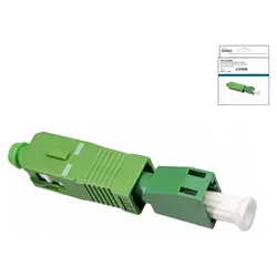 DINIC LWL Adapter LC/APC auf SC/APC, Singlemode, Simplex