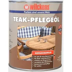 wilckens Teak-Pflegeöl 1 l, für Hartholz - Pflegemittel für Hartholz-Gartenmöbel. Schützt und konserviert, betont die natürliche Holzmaserung und ist UV-stabil. Einfach anzuwenden und sorgt für eine langlebige Pflege.