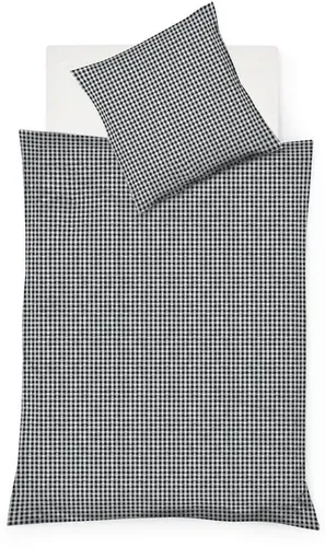 fleuresse Bettwäsche Rio, 2-teilig, Seersucker 100% Baumwolle - Bettwäsche-Set in grau, bügelfrei und atmungsaktiv, ideal für einen erholsamen Schlaf. OEKO-TEX® zertifiziert für höchste Qualität und Sicherheit.