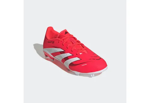 ADIDAS Predator League Kinder Fußball-Rasenschuhe FG/MG - Fußballschuhe für Kinder mit optimaler Kontrolle und griffigem Design, ideal für verschiedene Böden und umweltfreundlich aus 20% recycelten Materialien.