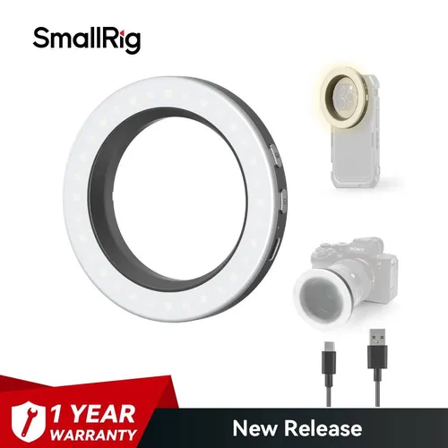 SmallRig 4873 Vibe P30 67mm Ring LED Video Light von SmallRig