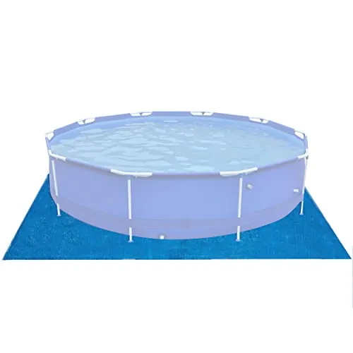Poolunterlage für runde Frame Pool Ø305cm - 110g/m² PE - Wasserdicht - Bodenfolie Unterlagen Schutz Bodenschutzplane Unterlegplane Bodenplane - Stahlrahmenpool Pool Swimmingpool Poolzubehör