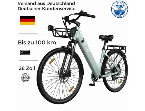 PIXAR E-Bike Cityrad Pedelec 28 Zoll mit Heckmotor