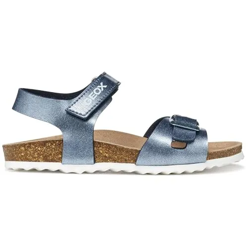 Geox Mädchen J Adriel Girl C Sandalen, C4005 Avio, 30 EU von Geox