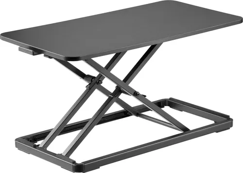 Höhenverstellbarer Sitz-Steh-Schreibtisch - Ergonomischer Laptoptisch - Laptop-Ständer mit ergonomischer Höhenverstellung für komfortables Arbeiten im Sitzen und Stehen. Ideal für eine gesunde Körperhaltung und einfache Handhabung mit Quetschgriff.