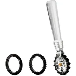 Marcato Nudelschneider Silber - Präziser Pastaschneider - Küchengeräte-Zubehör mit rutschfestem Griff und wechselbarem Schneidzubehör für kreative Pasta-Variationen. Ideal für präzise Schnitte und einfache Handhabung.