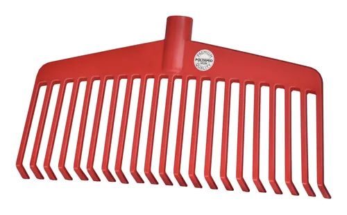 Idealspaten Laubbesen Nylon rot 21 Zinken Arbeitsbreite 38 cm - 66520540