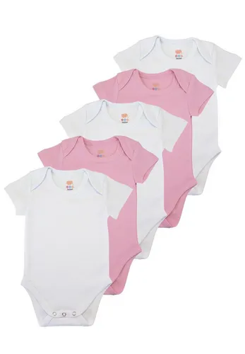 M.M.C. Body Kurzarmbody Baby und Kleinkind Kurzarm, 5er Set (5-tlg)