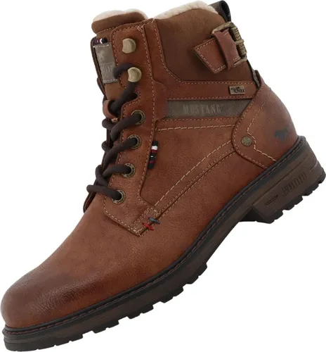 Mustang Herren Tex-Stiefel gefüttert Braun