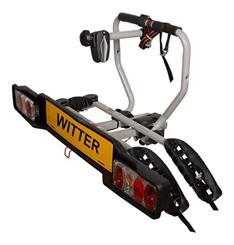 Witter ZX202EU Fahrradträger für die Anhängerkupplung | Kupplungsträger für 2 Fahrräder | 34 kg Zuladung | 13-poliger Stecker