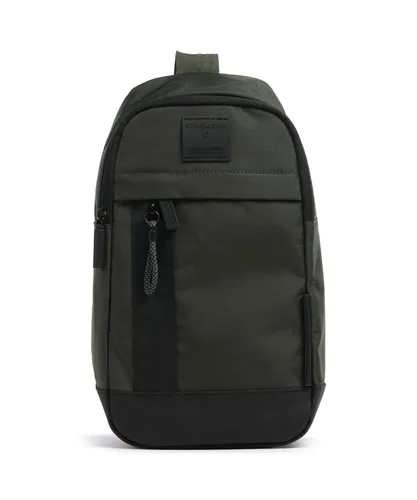Strellson northwood Slingbag für Herren – Khaki, mittelgroß 18x32x10 cm - Herren-Schultertaschen mit modernem City-Design, ideal für Essentials und durchdachte Aufteilung. Hochwertige Materialien für Langlebigkeit und gepolsterte Schultergurte für höchsten Tragekomfort.