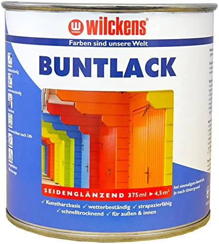 Wilckens Buntlack Ral9005 Tiefschwarz Seidenglänzend 0,375l 10790500030