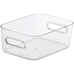 Smartstore Aufbewahrungsbox Compact Clear S, 1,5L, Kunststoff, transparent, A6, 20 x 14 x 8cm