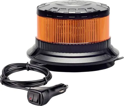 Berger & Schröter LED Rundumkennleuchte Magnet 12/24 V - Autoteile: Flexible LED Rundumkennleuchte mit Magnetfuß, automatischem Lichtsensor und 16 Hochleistungs-LEDs für maximale Sicherheit im Straßenverkehr.