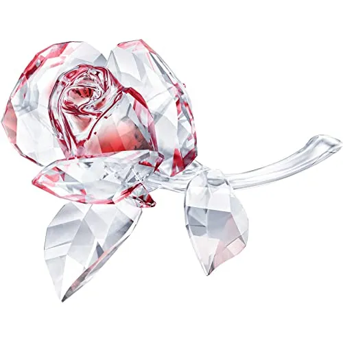 Swarovski 5428561 Blühende Rose Rot Figurine