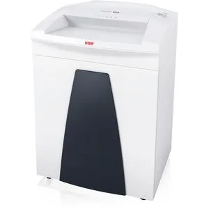 HSM Aktenvernichter Securio B35, 1921111 - Aktenvernichter mit Streifenschnitt und 37 Blatt Kapazität, ideal für sicheres Vernichten von Dokumenten. Robuster Holzunterschrank und automatische Start-Stopp-Funktion sorgen für Komfort und Langlebigkeit.