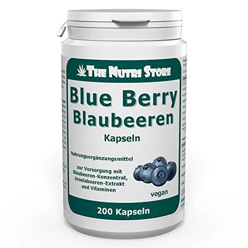 Blue Berry Blaubeeren 200 Kapseln von The Nutri Store