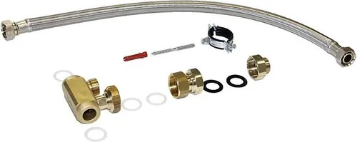 Grünbeck Einbau-Set für Enthärtungsanlagen - Sanitärinstallation: Kombinierbares Einbau-Set für die Enthärtungsanlagen softliQ SD18, SD21, SD23 und MD32, inklusive Filter für optimale Wasserqualität.