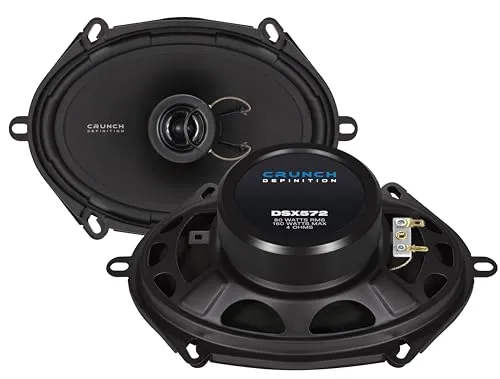 Crunch DSX572 5x7 Koax-System Lautsprecher - Auto-Lautsprecher mit 80 W RMS, ideal für spezielle Einbauöffnungen in Fahrzeugen, garantiert langlebigen Klang durch stabile Konstruktion und hochwertige Komponenten.