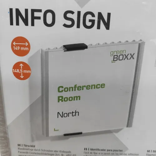 Dauerhafte INFO SIGN Tafel 149 x 14 cm - Durable Qualität von DURABLE