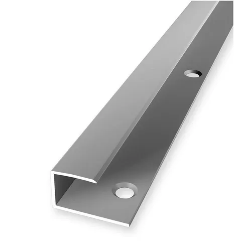 PROVISTON Abschlussprofil Aluminium, 23 x 2700 mm, Silber