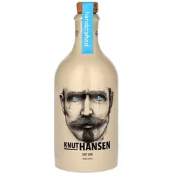 KNUT HANSEN DRY GIN - Ausgezeichneter Premium-Gin, 0,5L in nachhaltiger Keramikflasche, mildes Aroma mit regionalen Zutaten aus Hamburg
