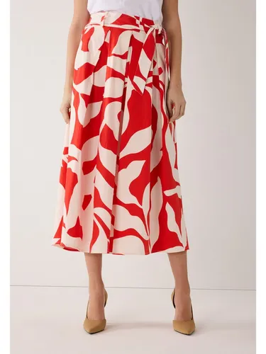 MORE&MORE A-Linien-Rock in Rot/Weiß von MORE&MORE