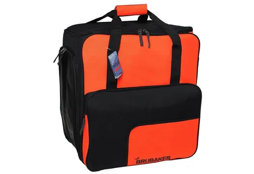 BRUBAKER Sporttasche Skischuhtasche mit Rucksackfunktion - Funktionelle Skitasche mit separater Stiefel-Garage und wasserabweisendem Innensack. Ideal für Skischuhe, Helm und Bekleidung. Praktische Trageoptionen und stabiler Boden für sicheren Stand.