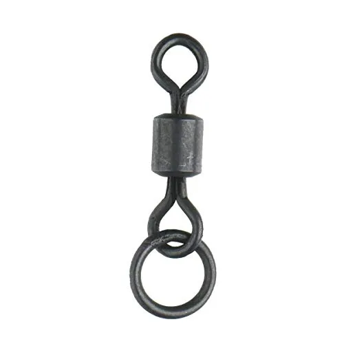 Mikado 10 Rollwirbel mit großem Ring Karpfenwirbel #8 Rolling Swivel with Ring