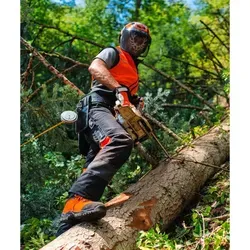 Kox Schnittschutzhose Duro 3.0 Anthrazit/Orange Größe 48