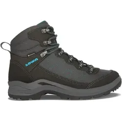 LOWA Taurus Pro GTX Mid Schuhe Damen Grau 42,5 - Wanderschuhe für Damen mit GORE-TEX® Membran – wasserdicht und atmungsaktiv. Ideal für komfortable Wanderungen mit optimalem Halt und Dämpfung dank der Lowa DuraPU® Zwischensohle.