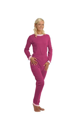 Suprima 4701 CareFunction Pflegeoverall Slim lang marine S - Pflegeoverall für Damen und Herren mit teilbarem Reißverschluss, ideal für die einfache Handhabung bei Inkontinenz. Waschbar bis 60° und trocknergeeignet.