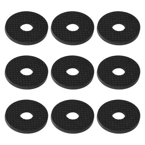 EMSea M8 Gummi-Unterlegscheiben, rund, 25,8 mm Außendurchmesser x 8 mm Innendurchmesser x 3 mm Dicke, für Sanitär-, Industriemaschinen, Heimgebrauch, 100 Stück